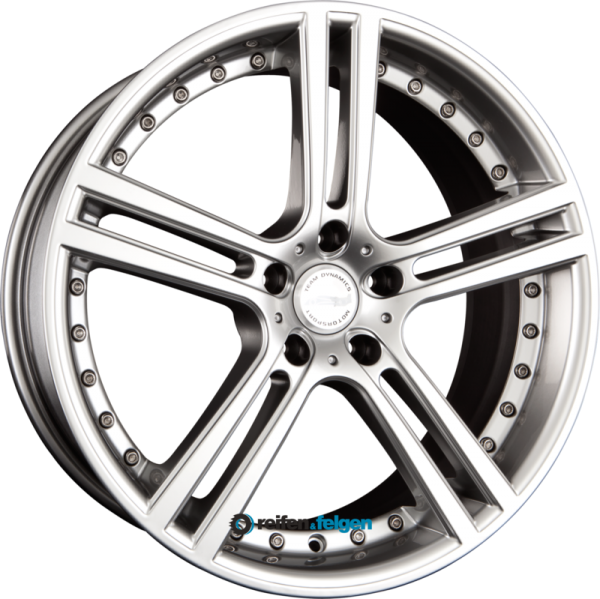 TEAM DYNAMICS LE MANS 9.5x19 ET45 5x112 NB73.1 High-Power-Silver