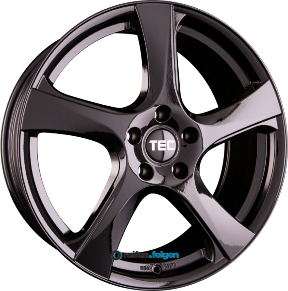 TEC SPEEDWHEELS AS5 7x17 ET18 4x108 NB65.1 Schwarz Glanz (BG)