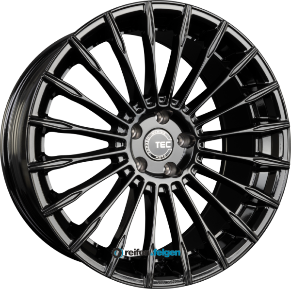 TEC SPEEDWHEELS GT5 8.5x20 ET48 5x114.3 NB72.5 Schwarz Glanz (BG)