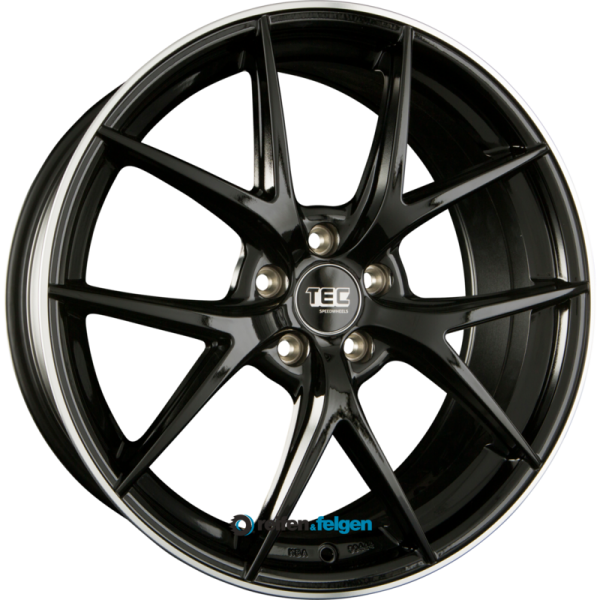 TEC SPEEDWHEELS GT6 8x18 ET35 5x120 NB72.6 Black Polished Lip (BPL)