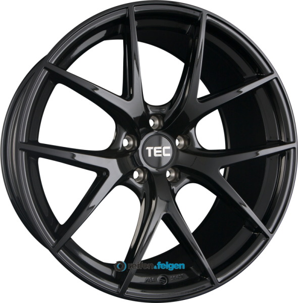 TEC SPEEDWHEELS GT6 EVO 10x22 ET42 5x120 NB72.6 Black Glossy (BG)