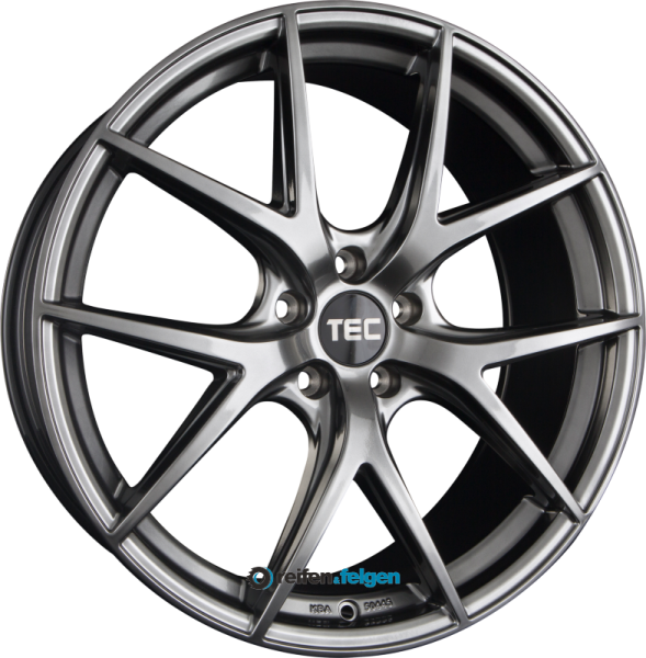 TEC SPEEDWHEELS GT6 EVO 8.5x20 ET45 5x112 NB72.5 Hyper Black (HB)