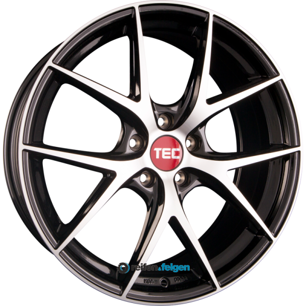 TEC SPEEDWHEELS GT6 EVO 8x18 ET35 5x112 NB72.5 Black Polished (BP)