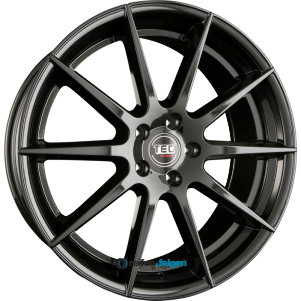 TEC SPEEDWHEELS GT7 8.5x20 ET40 5x114.3 NB72.5 Black Glossy (BG)