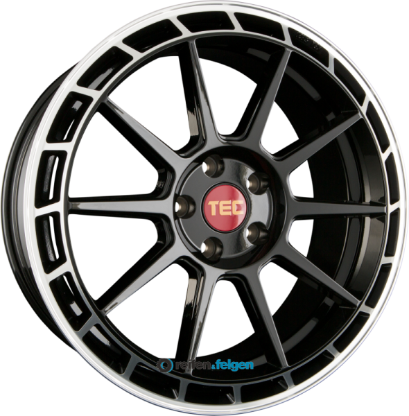 TEC SPEEDWHEELS GT8 8.5x19 ET45 5x112 NB72.6 Black Polished