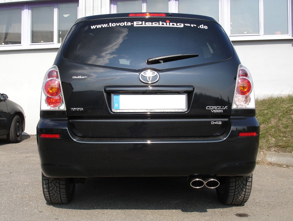 Fox Auspuff Sportauspuff Endschalldämpfer für Toyota Corolla Verso Diesel ab 04