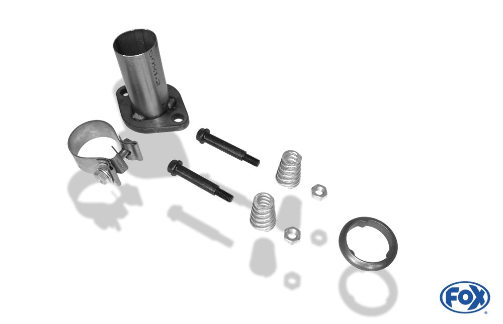 Fox Auspuff Sportauspuff Endschalldämpfer für Toyota Yaris TS - XP9 1.8l 98kW