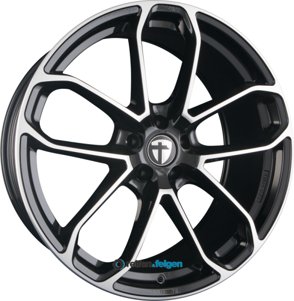 TOMASON AR2 10x22 ET20 5x112 NB66.6 Black Polished