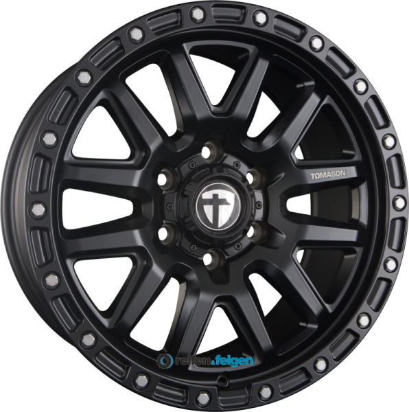 TOMASON TN OFFROAD 9x18 ET18 6x139.7 NB106.1 Black Painted