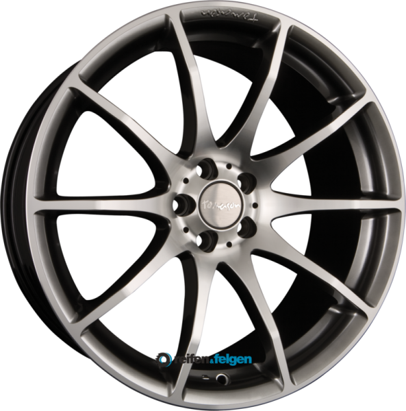 TOMASON TN1 8.5x18 ET30 5x100 NB63.4 Hyperblack Polished