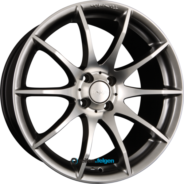 TOMASON TN1 8x17 ET35 4x100 NB63.4 Hyperblack Polished