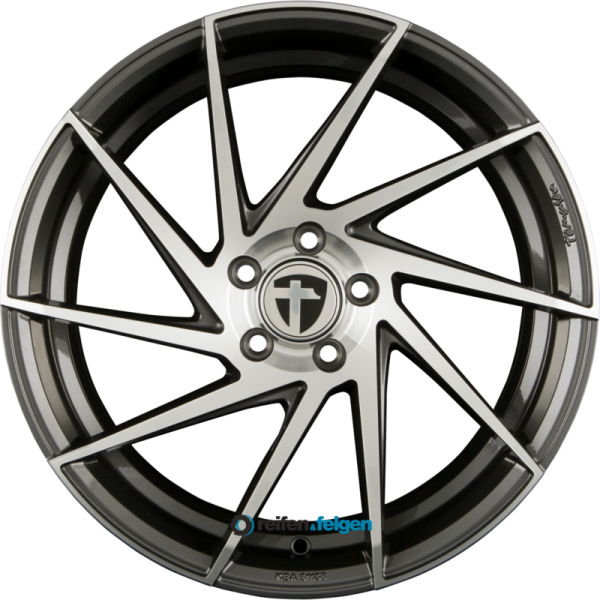 TOMASON TN17 8.5x19 ET35 5x120 NB72.6 Titanium Diamond Polished