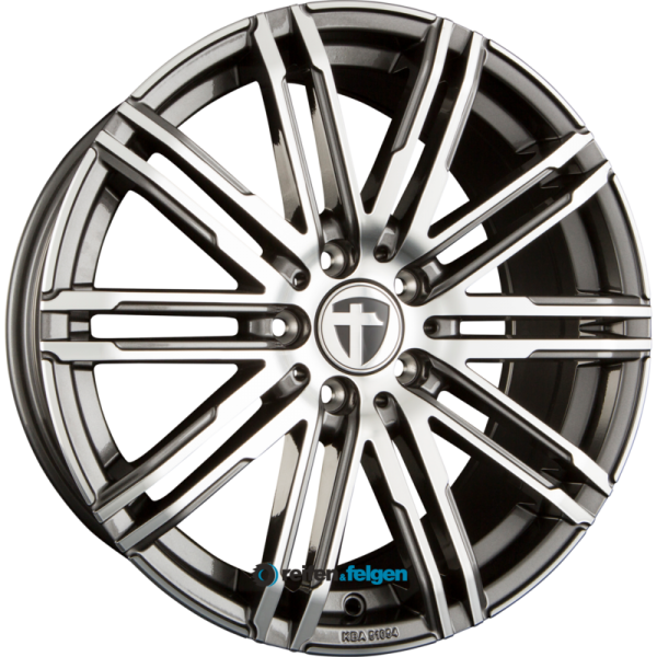 TOMASON TN18 8.5x19 ET46 5x112 NB66.6 Gun Metal Polished