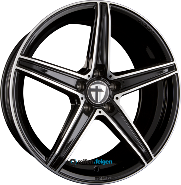 TOMASON TN20 NEW 8.5x19 ET30 5x112 NB72.6 Black Polished