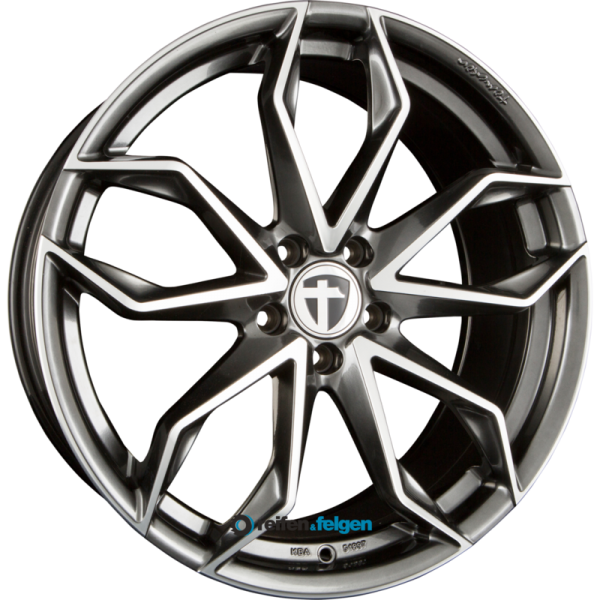 TOMASON TN22 8.5x19 ET45 5x108 NB72.6 Dark Hyperblack Polished