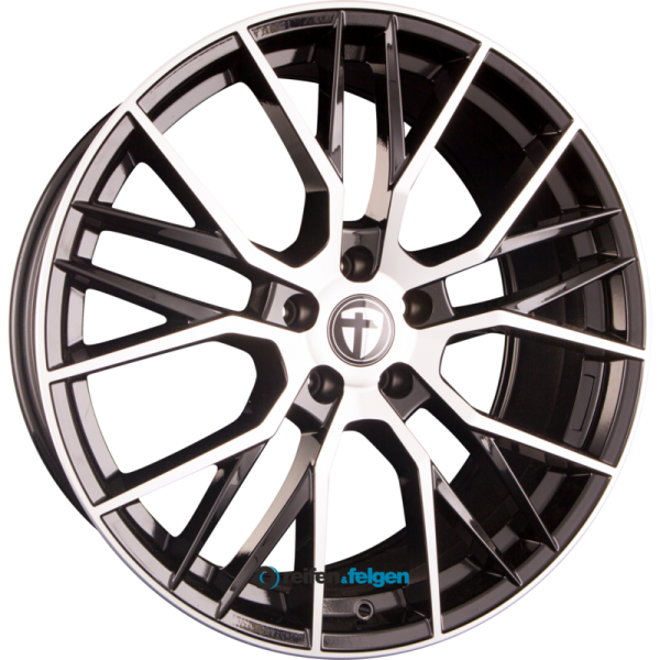 TOMASON TN23 10x21 ET20 5x112 NB66.6 Black Diamond Polished