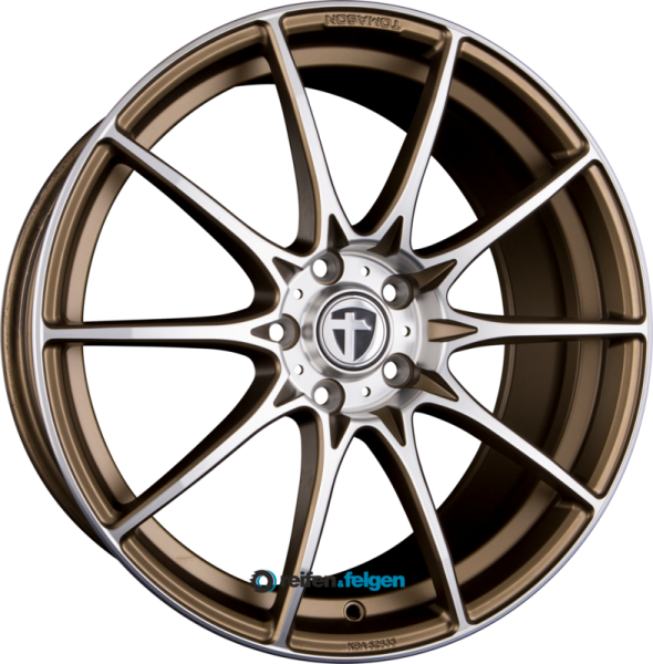 TOMASON TN25 8.5x19 ET45 5x108 NB72.6 Mattbronze Polished