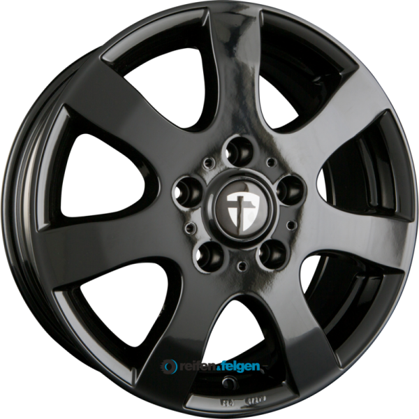 TOMASON TN3F 6.5x16 ET60 5x118 NB71.1 Black Painted