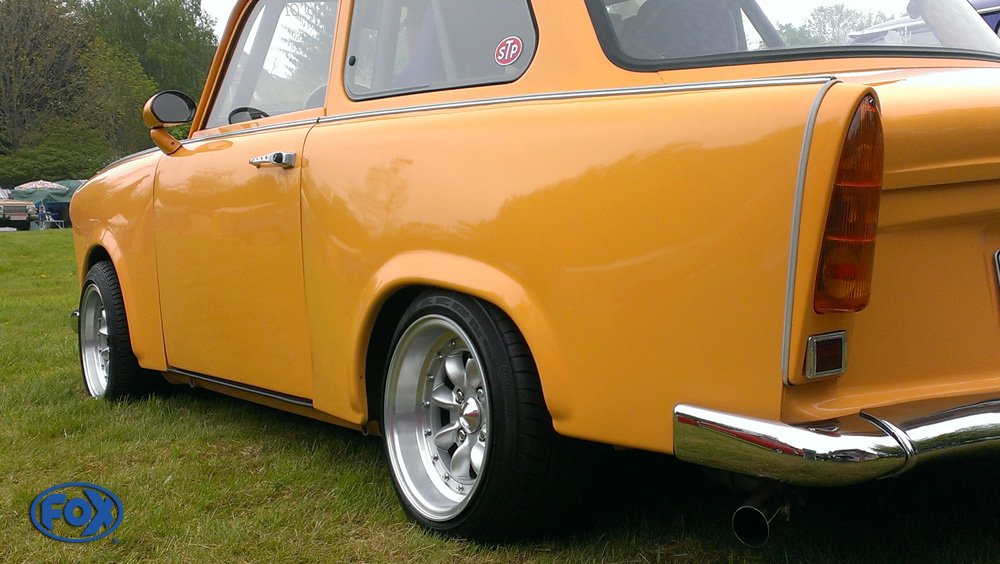 Fox Auspuff Sportauspuff Komplettanlage für Trabant 1.1 Limo Kombi 1.0l 30kW