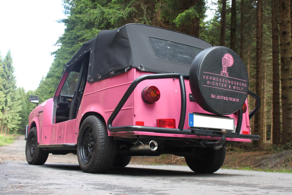 Fox Auspuff Sportauspuff Komplettanlage für Trabant 1.1 Kübelwagen 1.0l 30kW