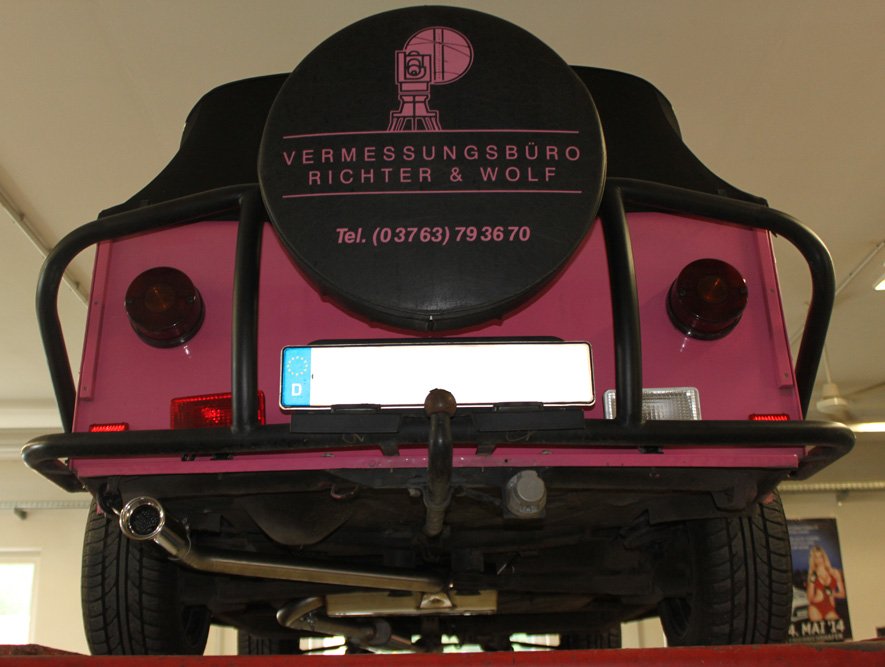 Fox Auspuff Sportauspuff Komplettanlage für Trabant 1.1 Kübelwagen 1.0l 30kW