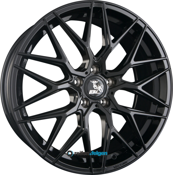 ULTRA WHEELS UA1E 8x18 ET45 5x114.3 NB72.6 Black Painted werk91-4 8x18 ET45 5x114,3 Alufelge Schwarz