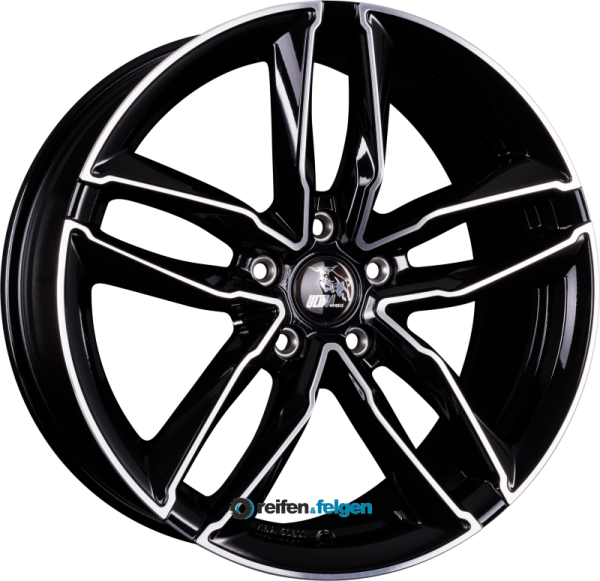 ULTRA WHEELS UA6-PRO 8.5x19 ET43 5x112 NB66.6 Black Polished werk91-4 8,5x19 ET43 5x112 Alufelge Schwarz