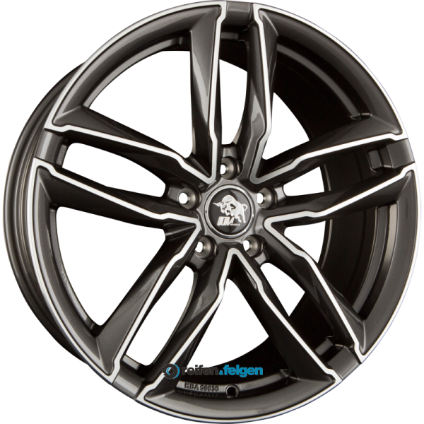 ULTRA WHEELS UA6-PRO 8.5x19 ET43 5x112 NB66.6 Gunmetal Polished werk91-4 8,5x19 ET43 5x112 Alufelge Gunmetal
