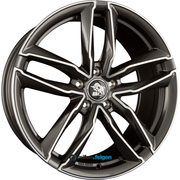 Ultra Wheels UA6-PRO 8x18 ET30 5x112 NB66.6 Gunmetal Polished