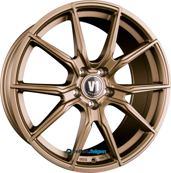 V1 Wheels V1 9x20 ET45 5x120 NB65.1 Bronze Matt Lackiert (BR)