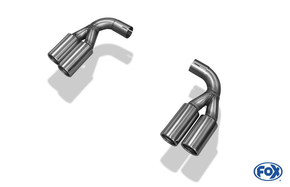 Fox Duplex Endrohrpaar für Volvo XC60 2.4l D 120/136/151/158kW ab 2008