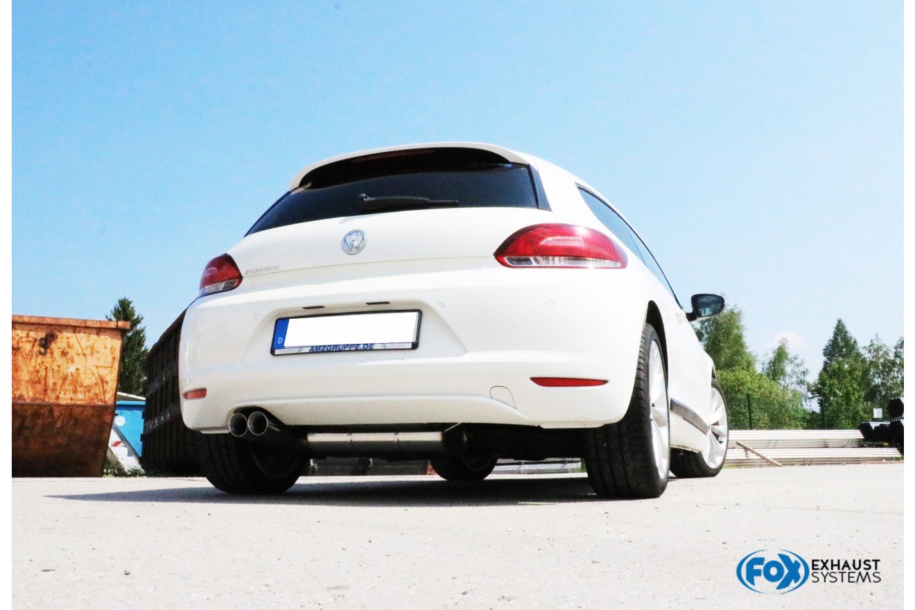 Fox Auspuff Sportauspuff Komplettanlage für VW Scirocco 13 1,4l TSI 2,0l Bj. 08-