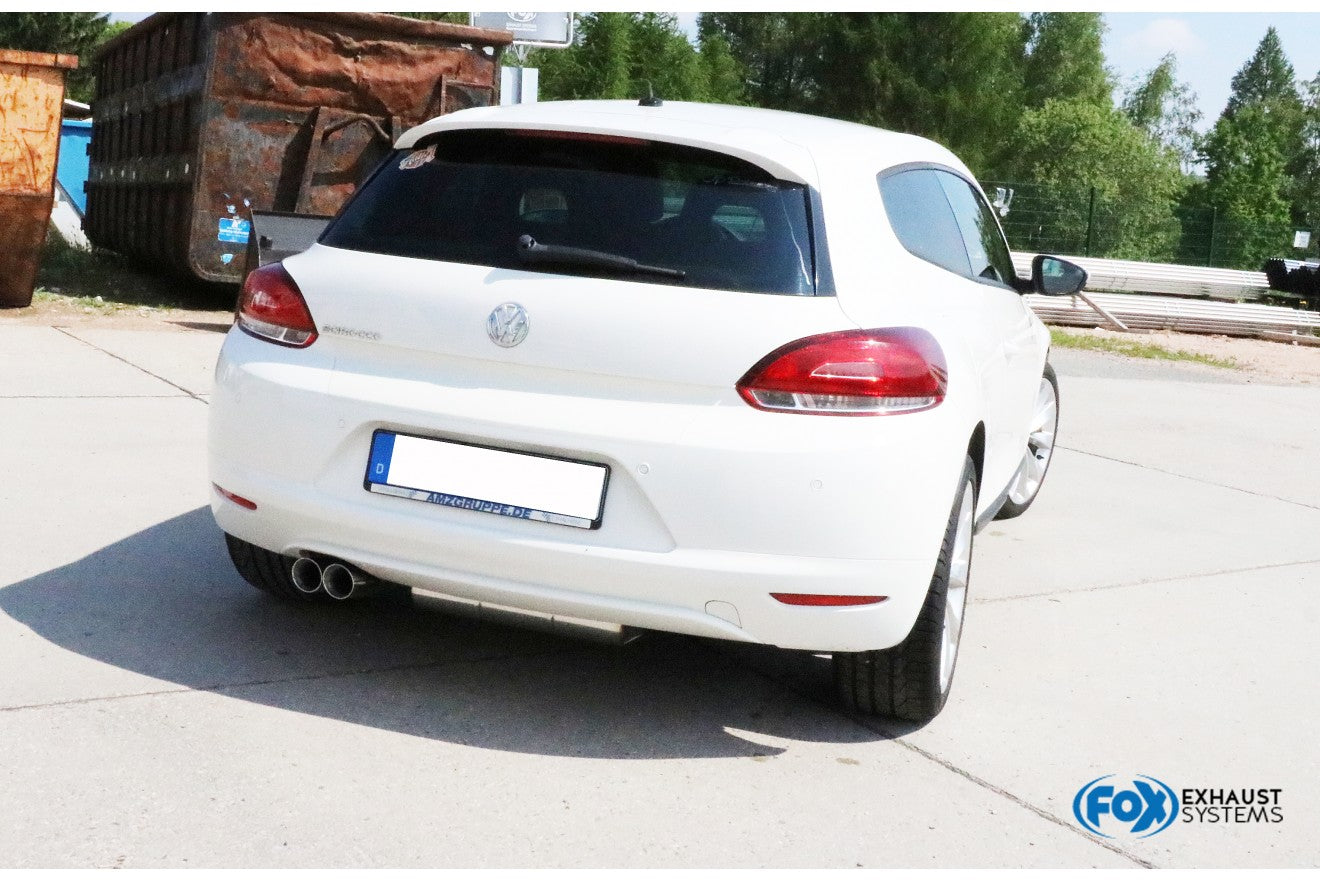 Fox Auspuff Sportauspuff Komplettanlage für VW Scirocco 13 1,4l TSI 2,0l Bj. 08-