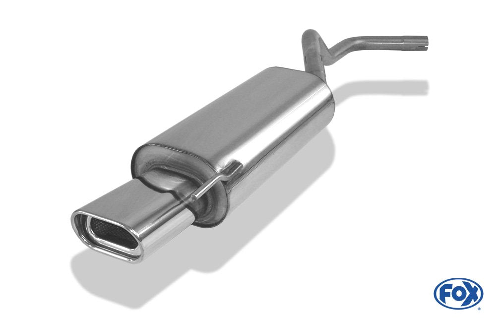 Fox Auspuff Sportauspuff Endschalldämpfer für VW Polo 6N 1,3l 40kW 1,4l