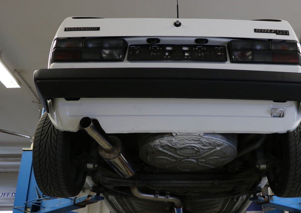 Fox Auspuff Sportauspuff Komplettanlage für VW Golf I 1.8l 82kW 1983-1992