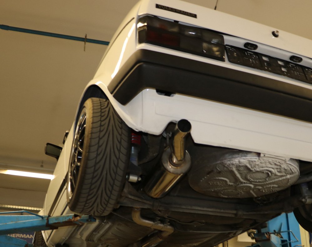 Fox Auspuff Sportauspuff Komplettanlage für VW Golf I 1.8l 82kW 1983-1992