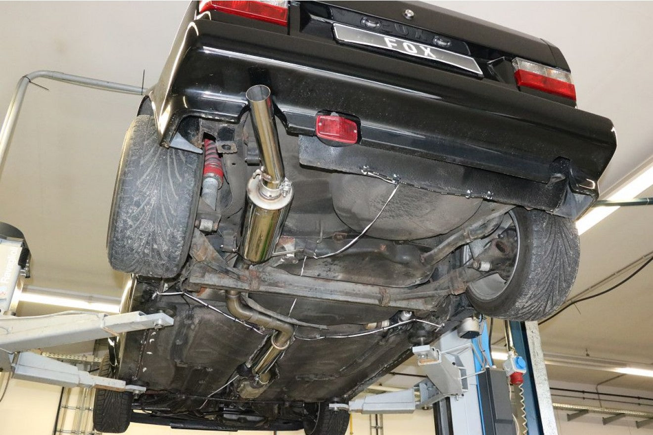 Fox Auspuff Sportauspuff Komplettanlage für VW Golf I Cabrio 1,8l 72kW