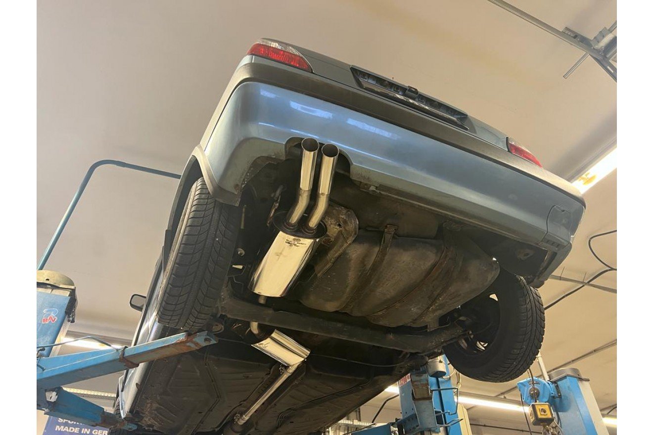 Fox Auspuff Sportauspuff Endschalldämpfer für VW Golf II 19E 1,0l 1,3l 1,6l 1,8l