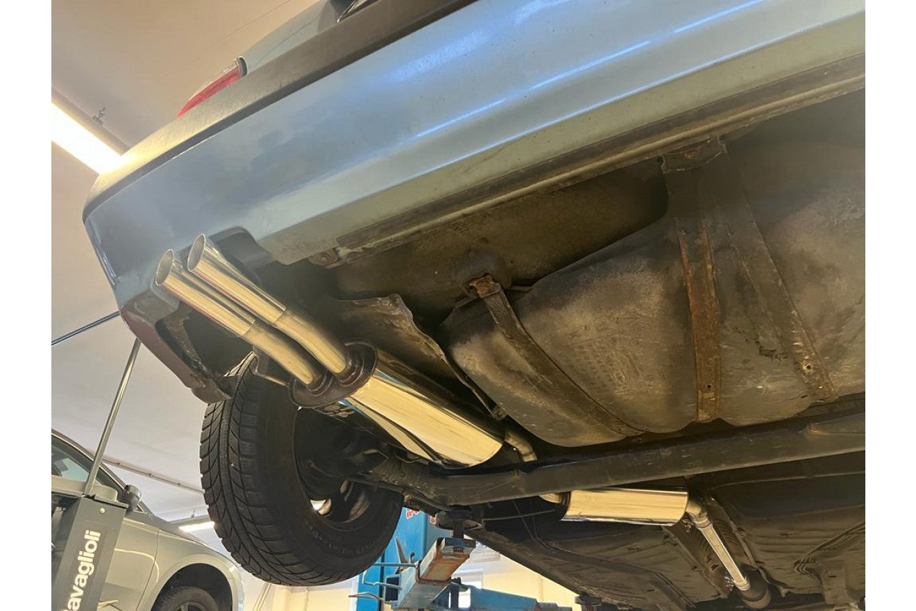 Fox Auspuff Sportauspuff Endschalldämpfer für VW Golf II 19E 1,0l 1,3l 1,6l 1,8l