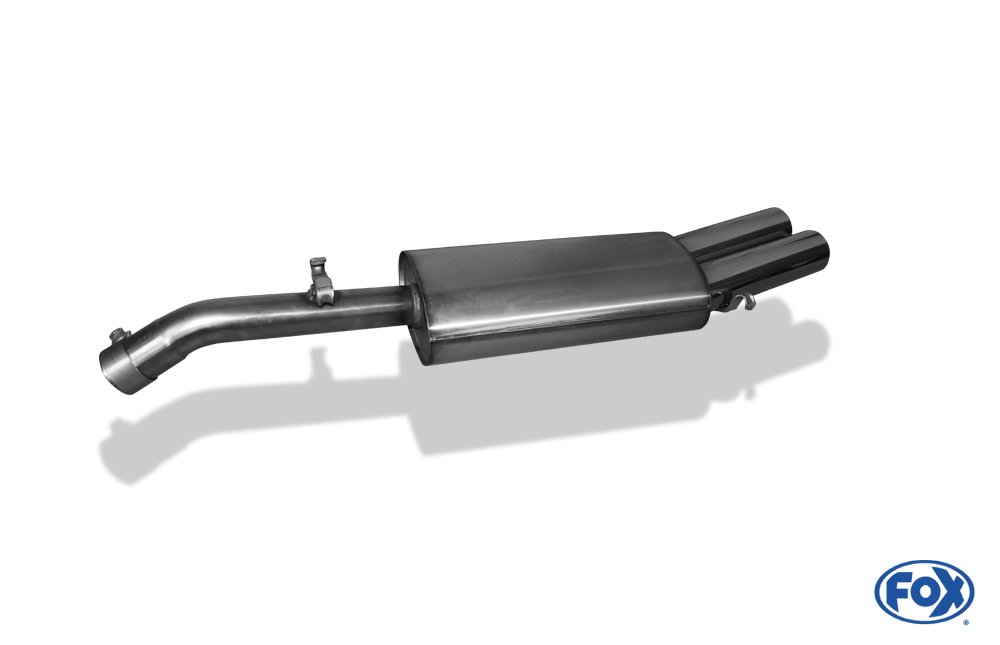 Fox Auspuff Sportauspuff Endschalldämpfer für VW Golf 2 19E GTI 1.8 16V 95/102kW