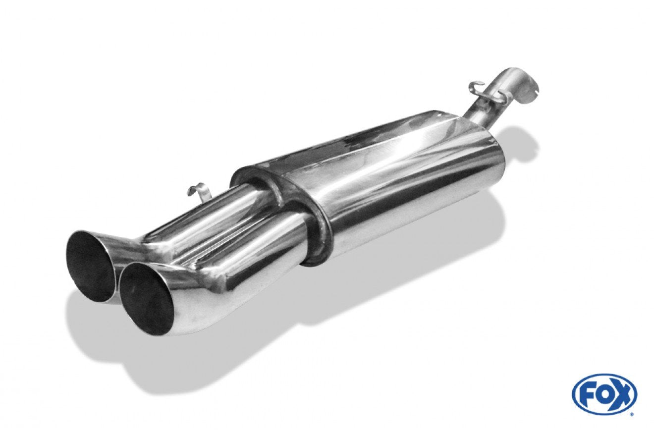 Fox Auspuff Sportauspuff Endschalldämpfer für VW Golf 2 19E GTI 1.8 16V 95/102kW