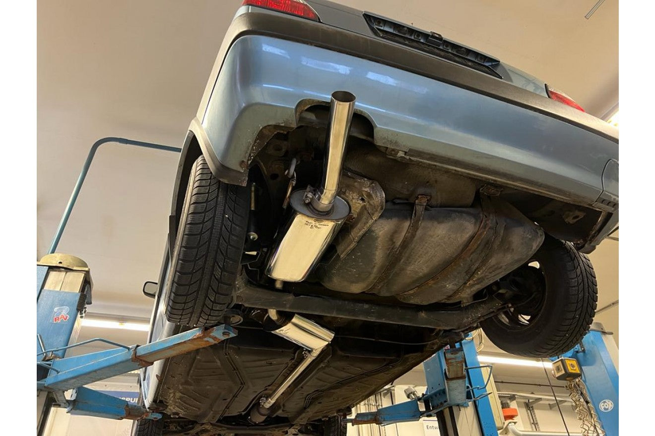 Fox Auspuff Sportauspuff Endschalldämpfer für VW Golf II 19E 1,0l 1,3l 1,6l 1,8l