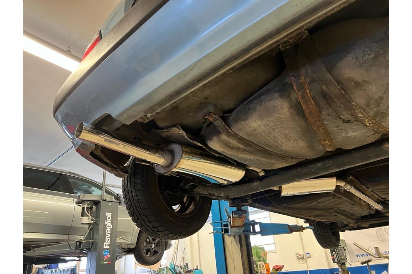 Fox Auspuff Sportauspuff Endschalldämpfer für VW Golf II 19E 1,0l 1,3l 1,6l 1,8l