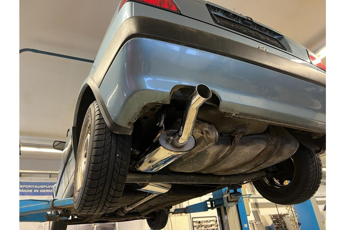 Fox Auspuff Sportauspuff Endschalldämpfer für VW Golf II 19E 1,0l 1,3l 1,6l 1,8l