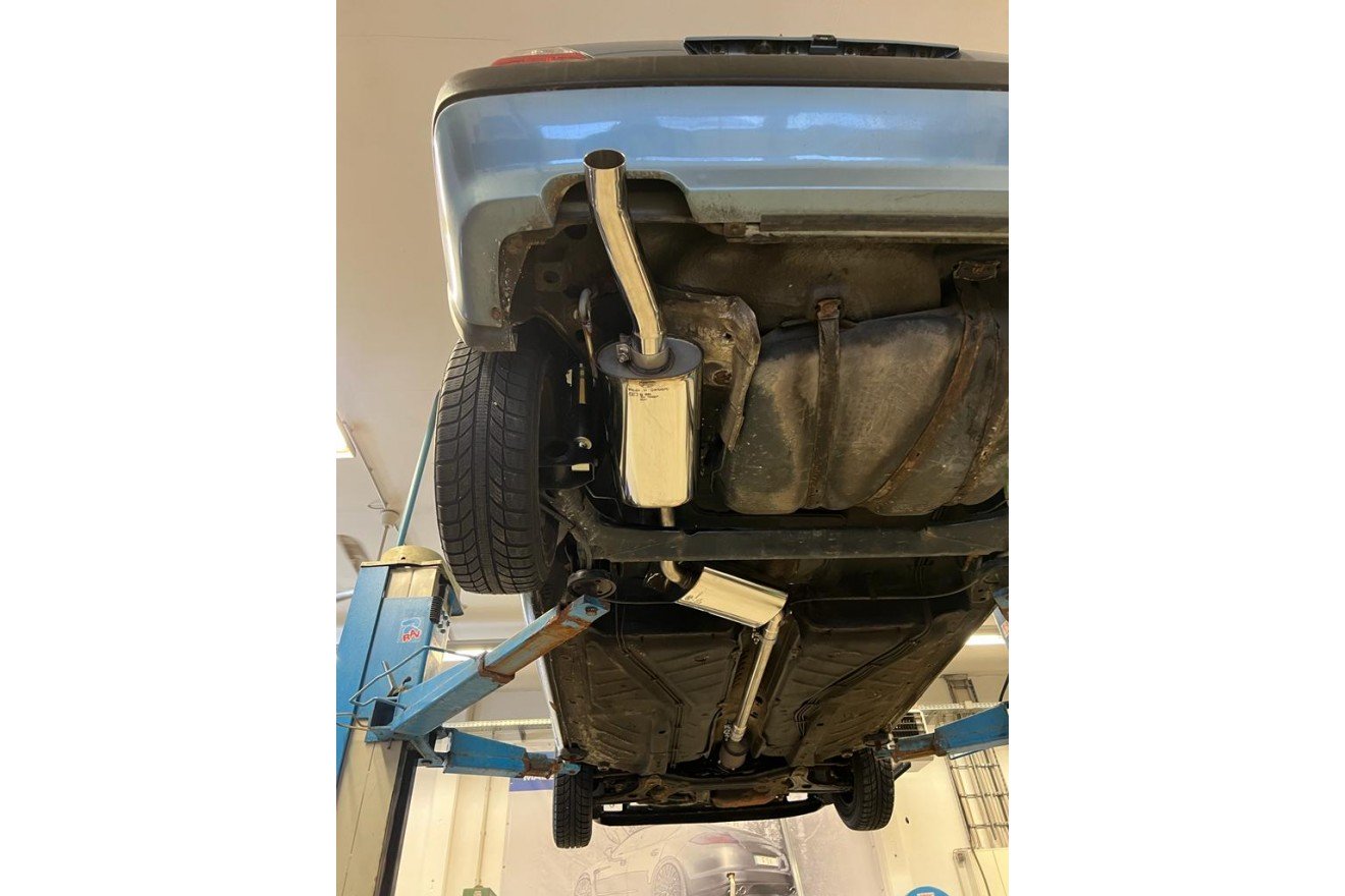 Fox Auspuff Sportauspuff Endschalldämpfer für VW Golf II 19E 1,0l 1,3l 1,6l 1,8l