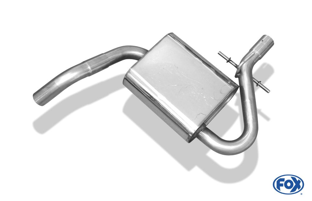 Fox Mittelschalldämpfer Auspuff Sportauspuff für VW Golf 4 Cabrio