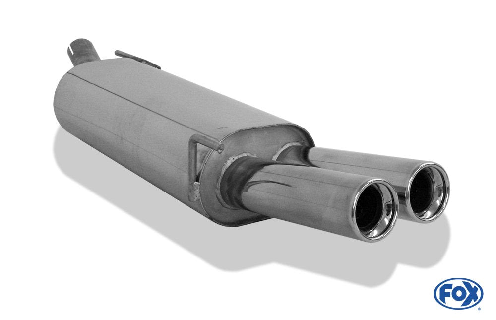 Fox Auspuff Sportauspuff Endschalldämpfer für VW Golf III 1,4l 40/44kW 1,6l