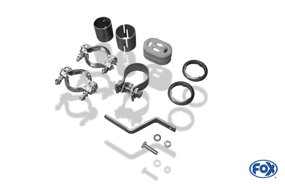 Fox Duplex Auspuff Sportauspuff Komplettanlage für VW Golf III Cabrio