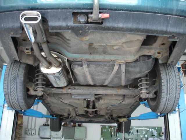 Fox Auspuff Sportauspuff Endschalldämpfer für VW Golf 3 Variant 1,9l TDI