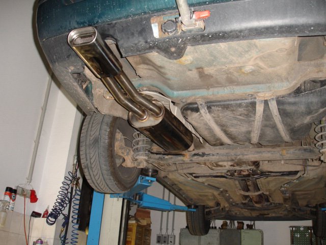 Fox Auspuff Sportauspuff Komplettanlage für VW Golf 3 Variant 1.9 TDI 55/66/81kW